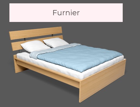 Bettmaterialien: Furnierbett