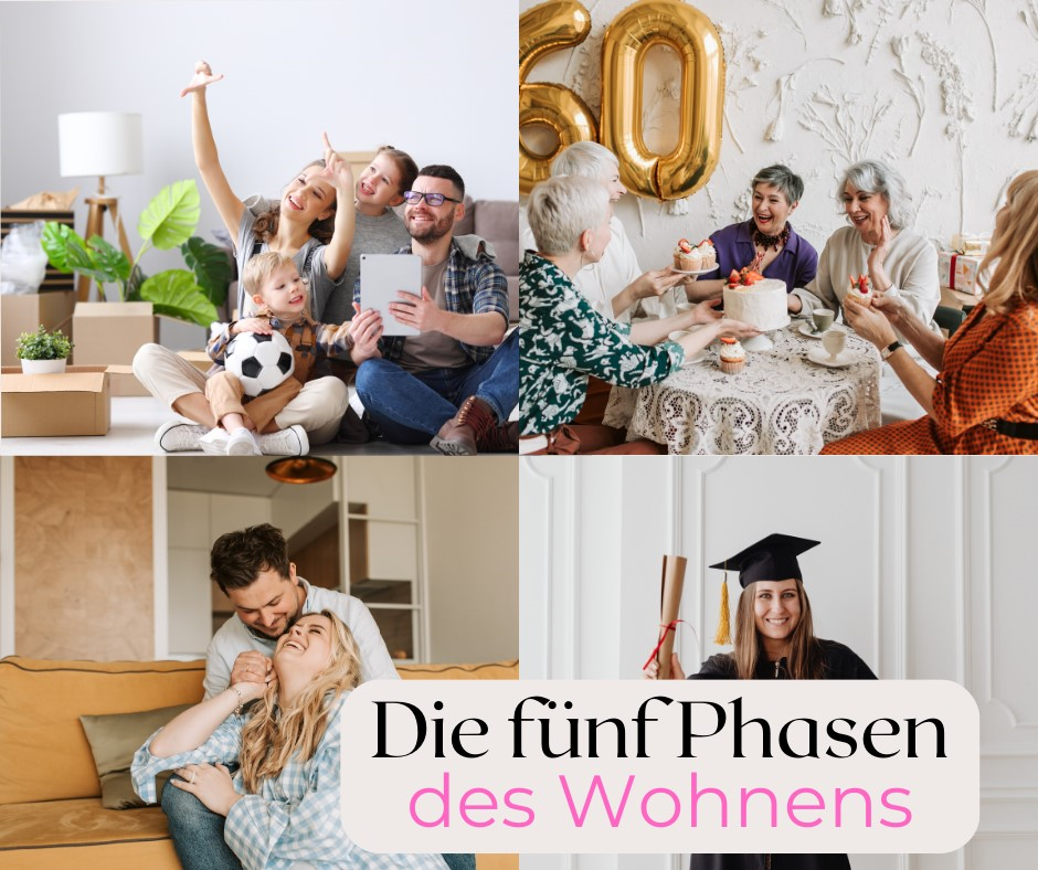 Die fünf Phasen des Wohnens