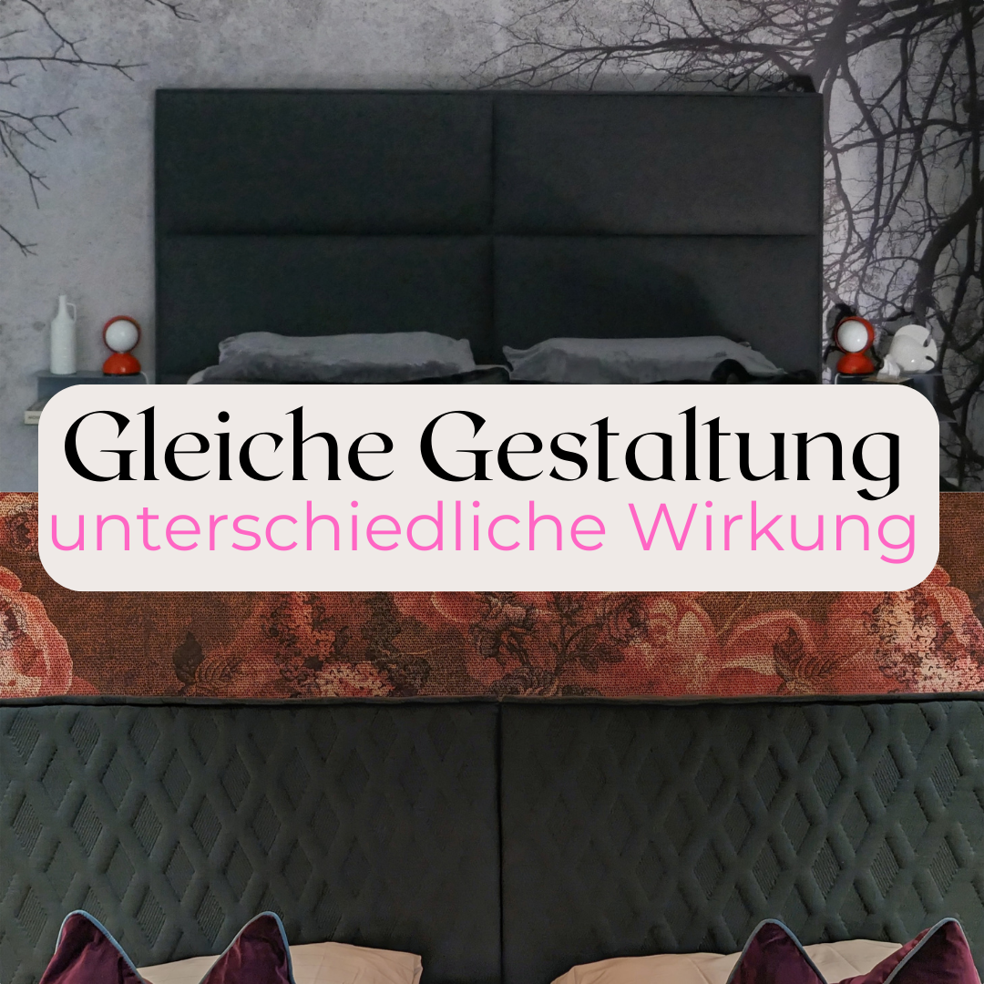 Gleiche Gestaltung unterschiedliche Wirkung